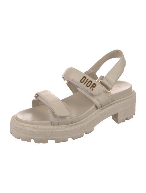 Christian Dior Leather Slingback Sandals