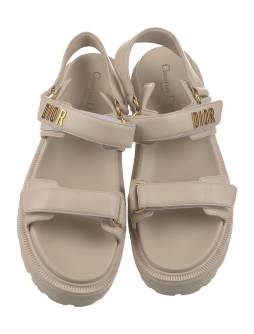 Christian Dior Leather Slingback Sandals