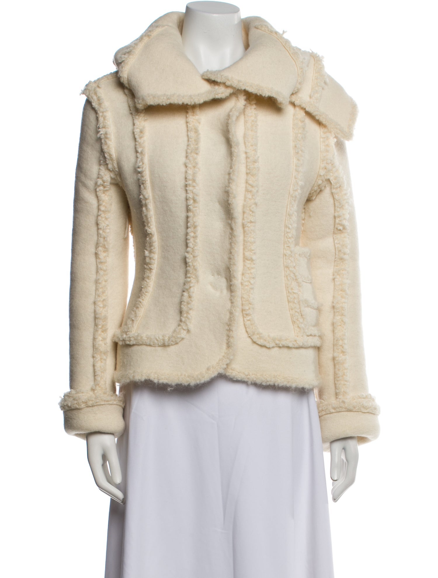 Christian Dior Vintage 2006 Faux Fur Jacket