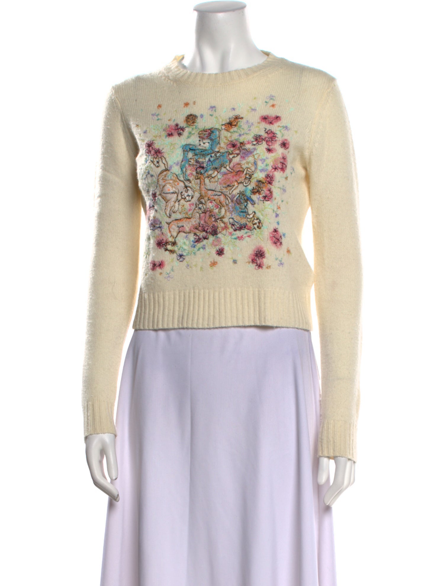 Christian Dior Cashmere Printed Sweater