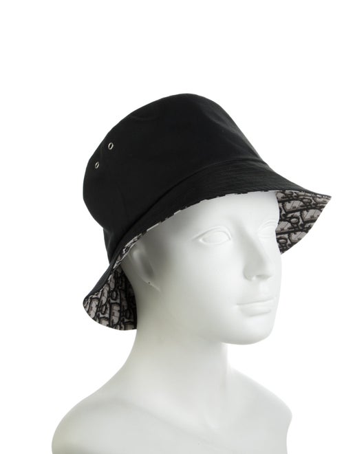 Christian Dior Solid Woven Bucket Hat