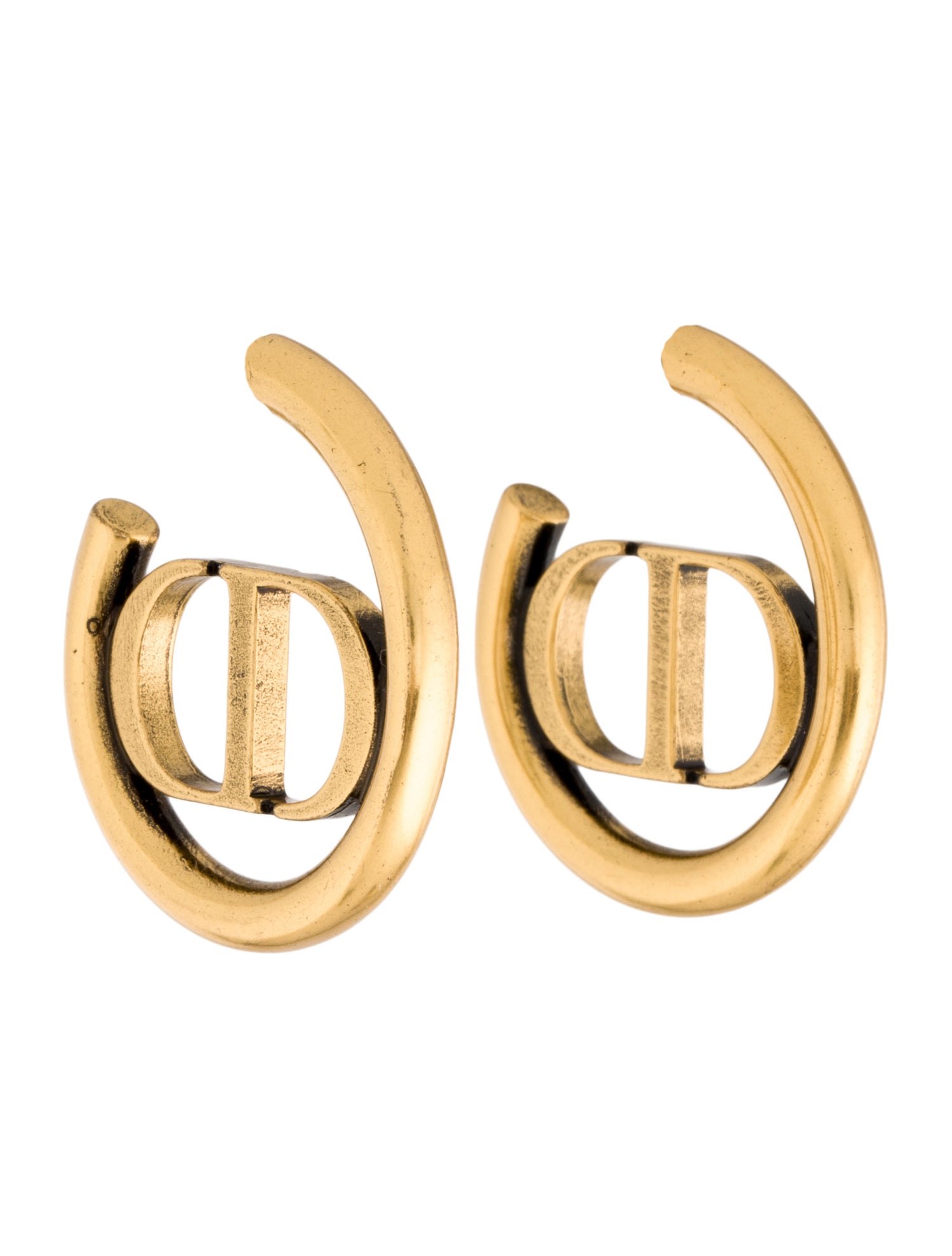 Christian Dior 30 Montaigne Hoop Earrings
