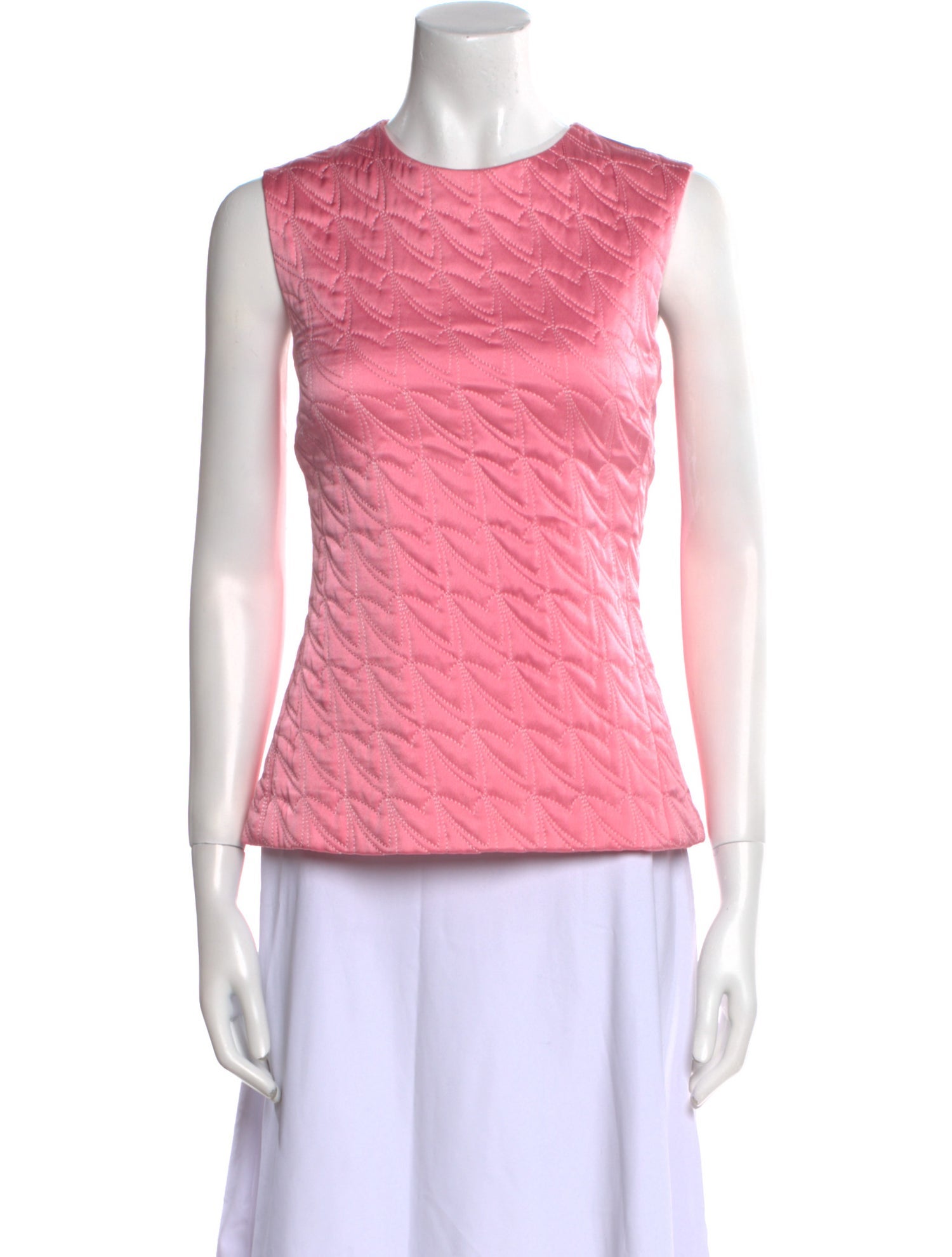 Christian Dior Silk Crew Neck Top