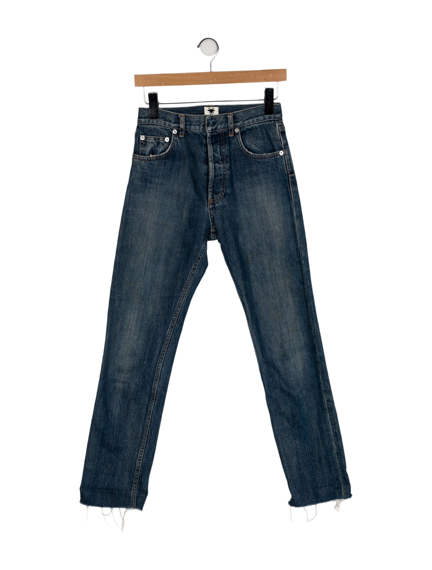 Christian Dior Mid-Rise Straight Leg Jeans