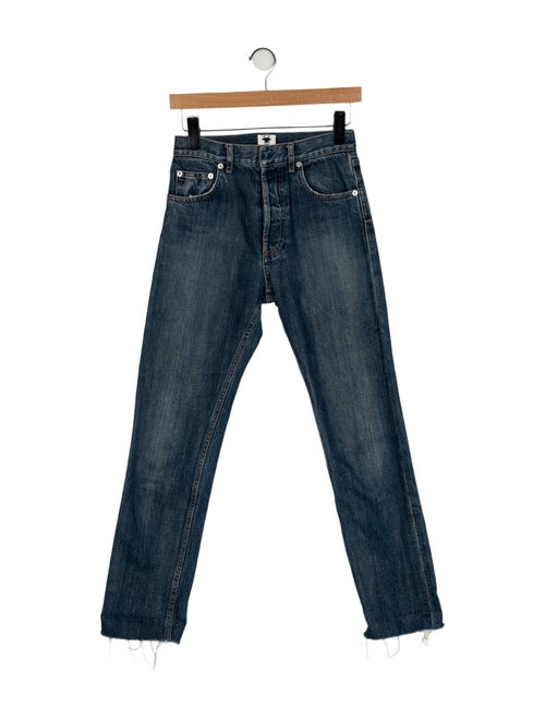 Christian Dior Mid-Rise Straight Leg Jeans