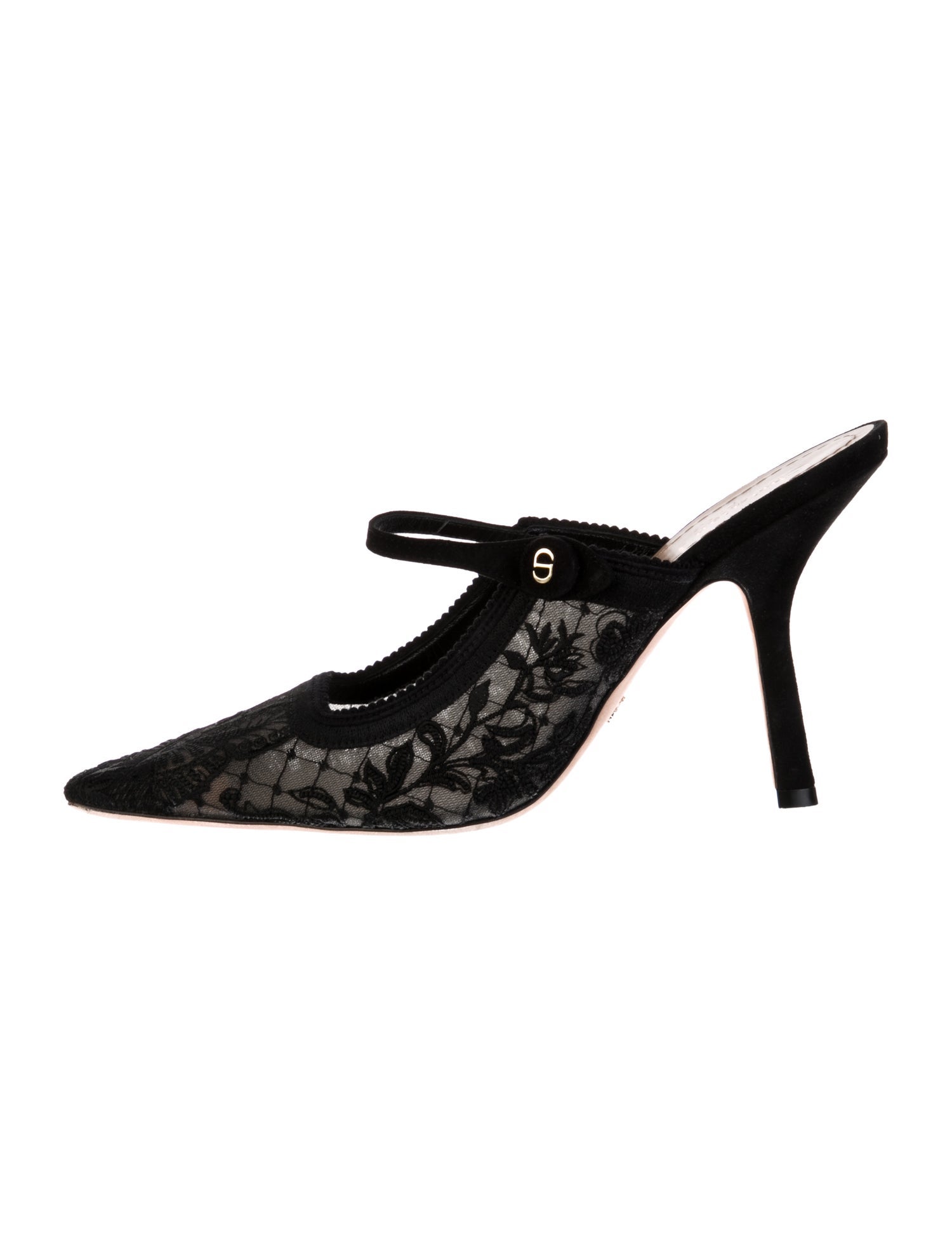 Christian Dior Mesh Printed Mules