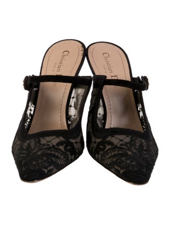 Christian Dior Mesh Printed Mules