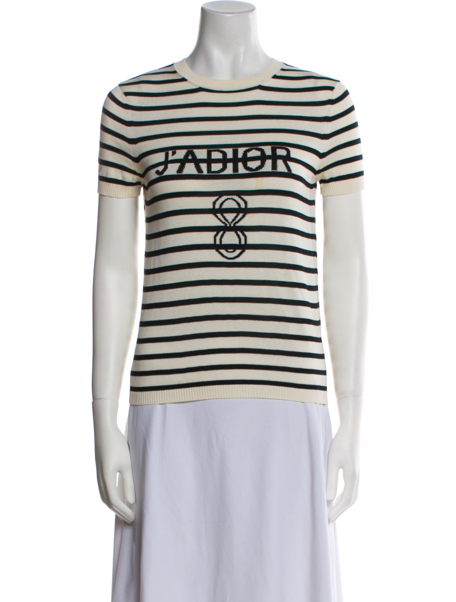 Christian Dior Silk Striped Sweater