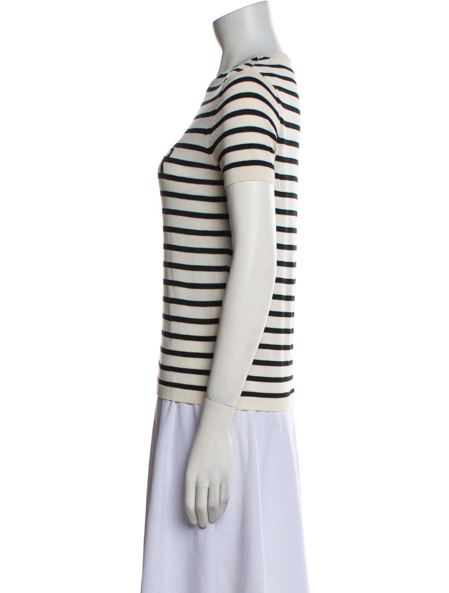 Christian Dior Silk Striped Sweater