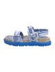 Christian Dior Canvas Printed Sandals