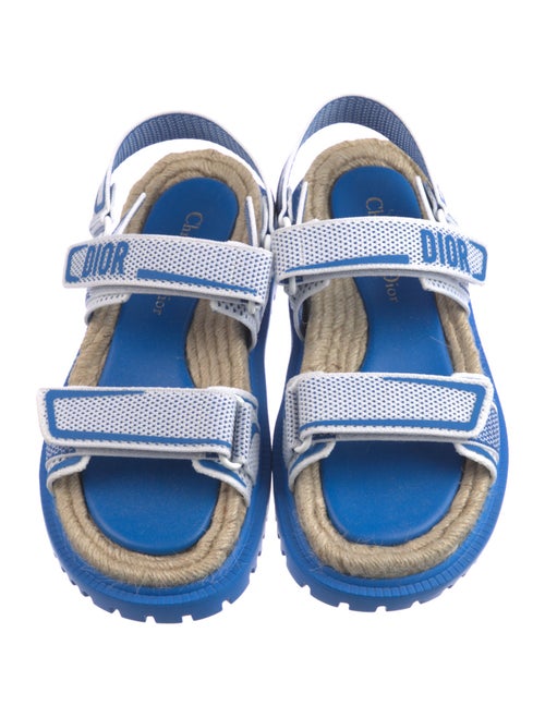 Christian Dior Canvas Printed Sandals