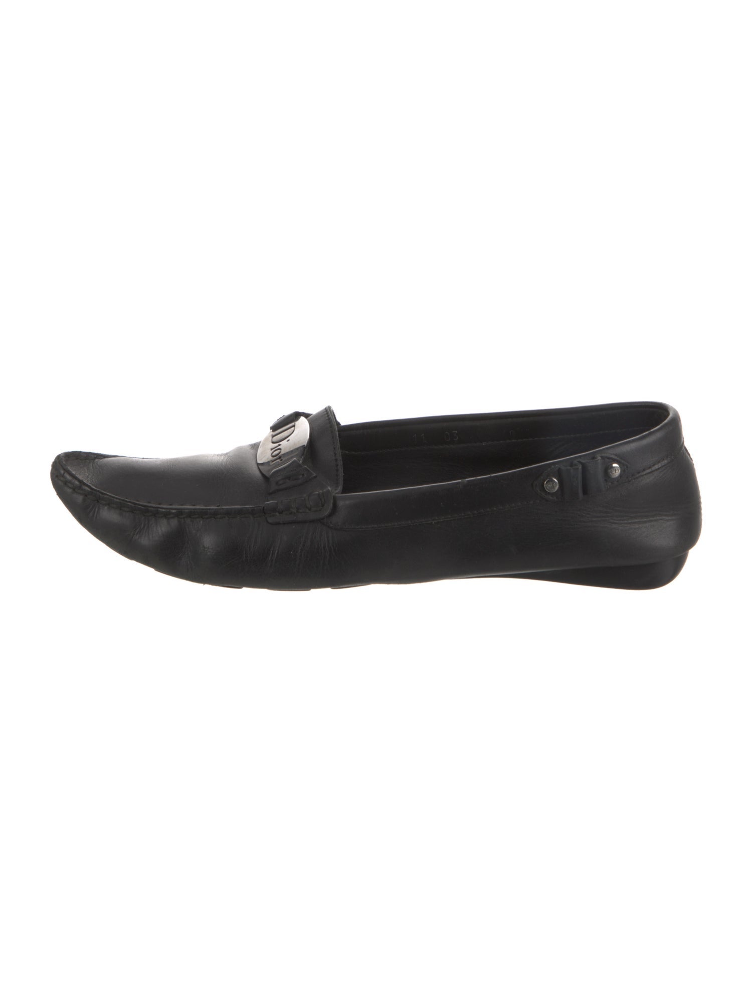 Christian Dior Leather Loafers