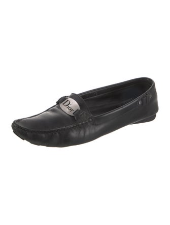Christian Dior Leather Loafers
