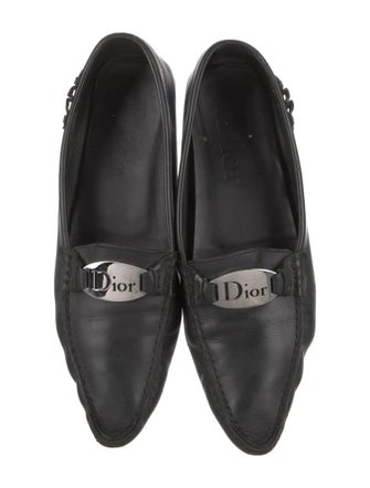 Christian Dior Leather Loafers