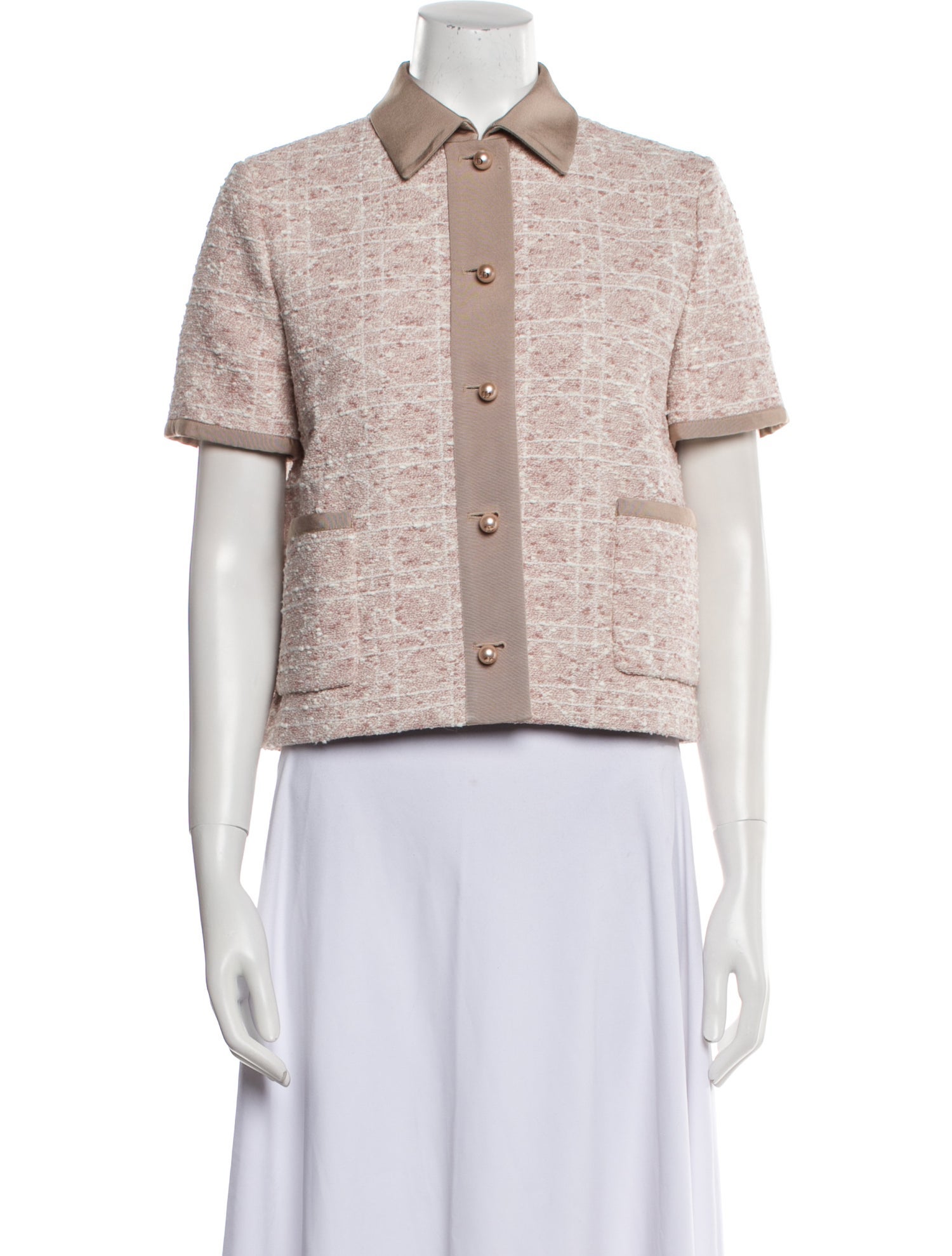 Christian Dior Tweed Pattern Evening Jacket w/ Tags