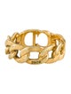 Christian Dior CD Curb Link Band Ring