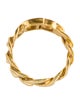 Christian Dior CD Curb Link Band Ring