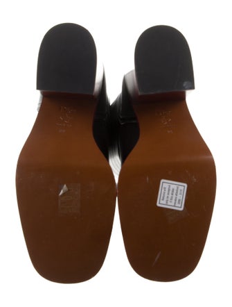 Christian Dior Leather Striped Riding Boots