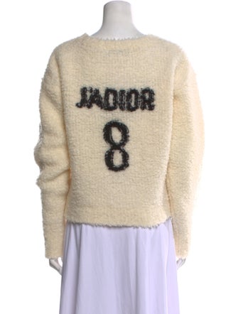 Christian Dior Wool Scoop Neck Sweater