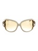 Christian Dior Oversize Gradient Sunglasses
