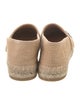 Christian Dior Canvas Embroidered Accent Espadrilles