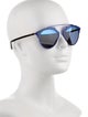 Christian Dior Round Tinted Sunglasses