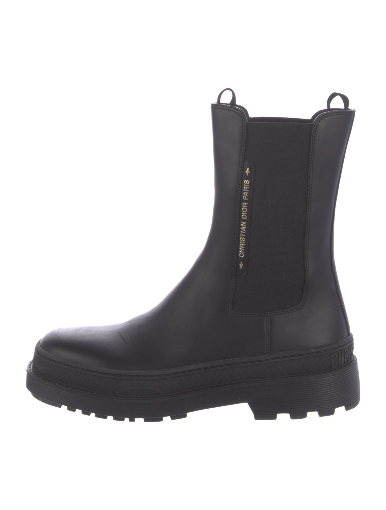 Christian Dior Leather Chelsea Boots