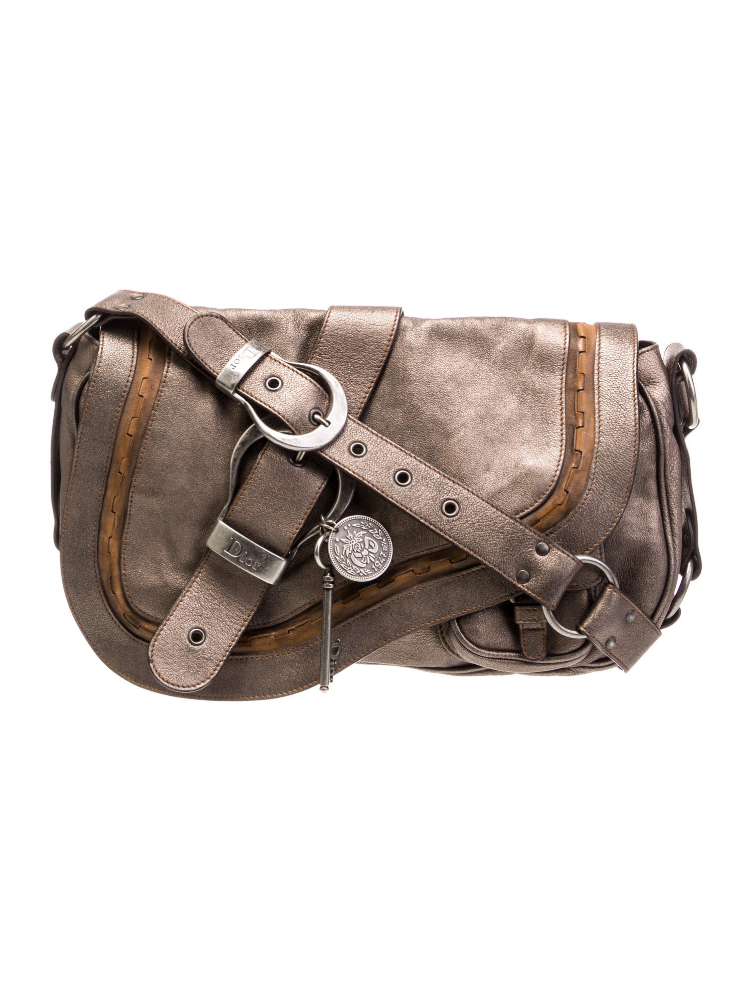 Christian Dior Leather Gaucho Saddle Vintage