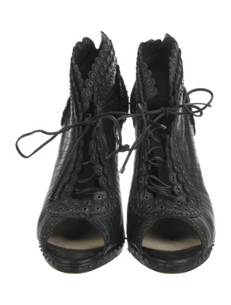 Christian Dior Leather Studded Accents Pumps