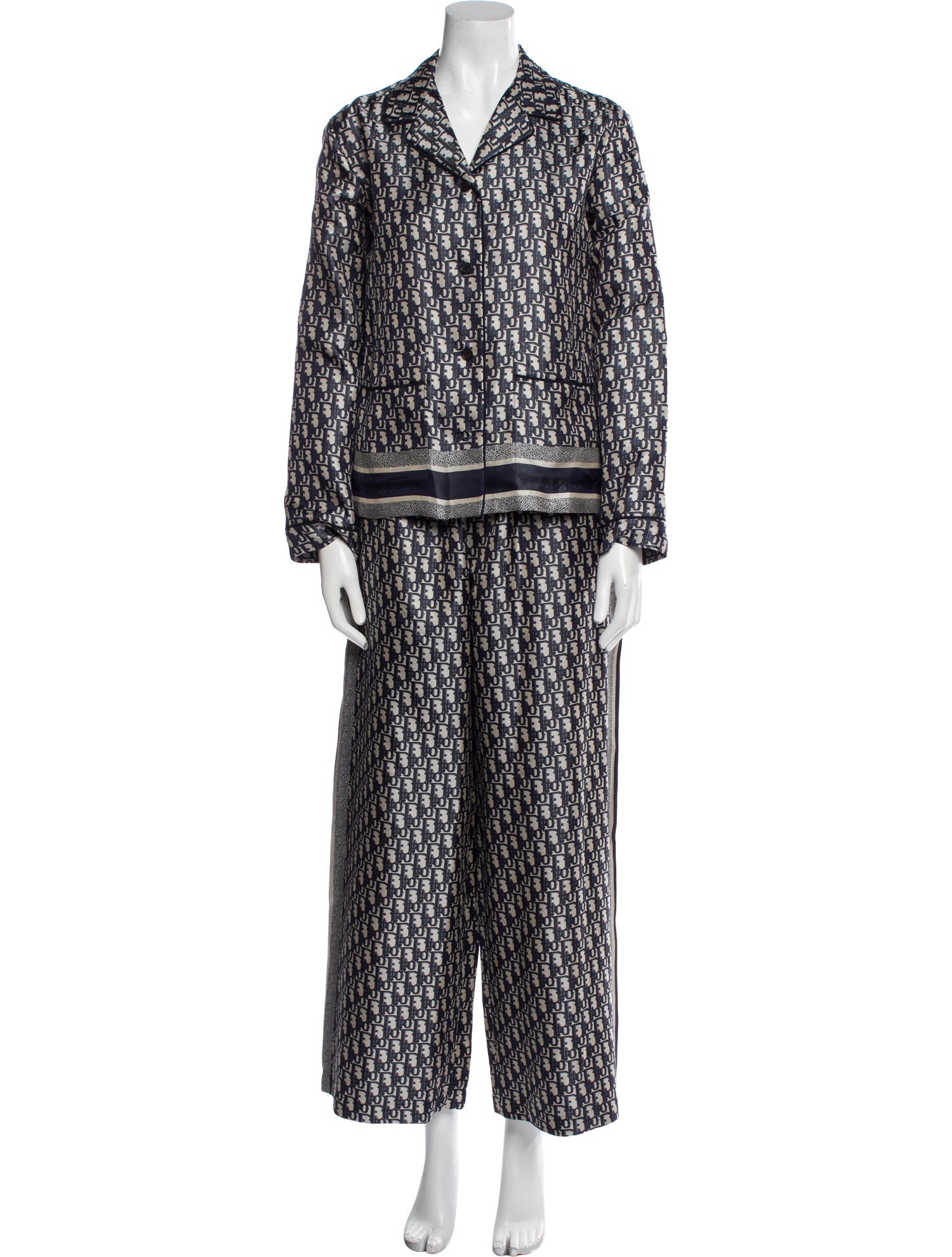 Christian Dior Silk Printed Lounge Set