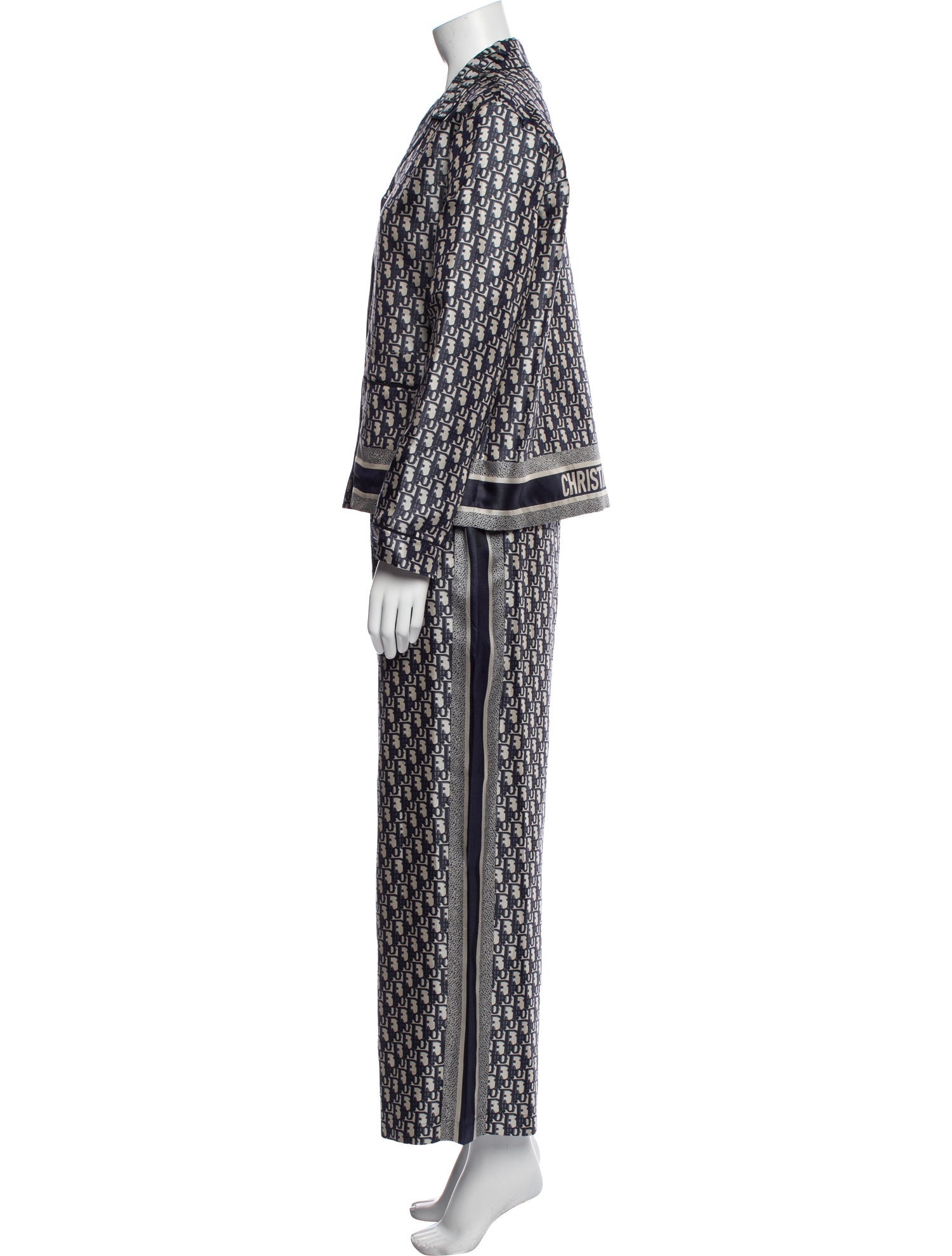Christian Dior Silk Printed Lounge Set