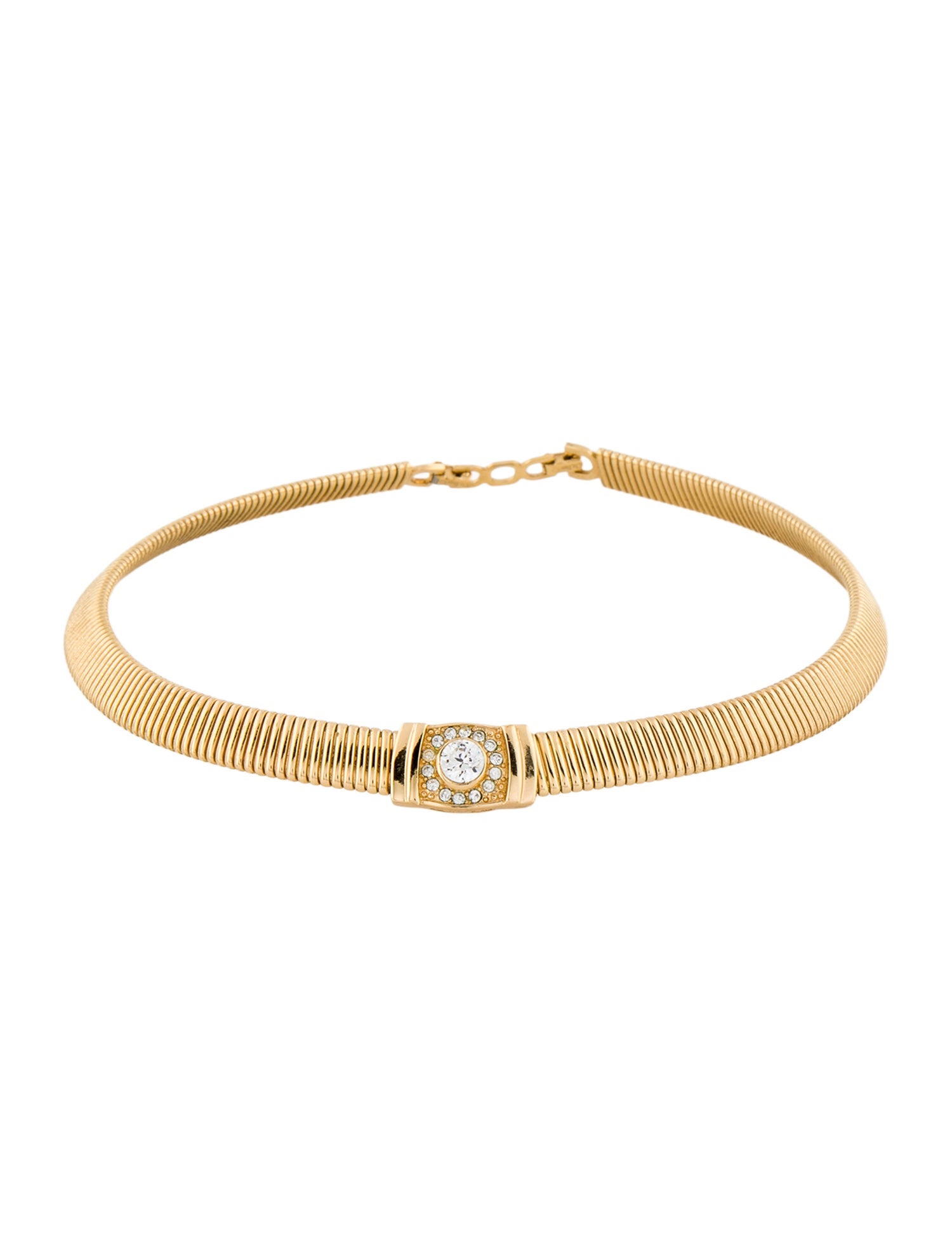 Christian Dior Vintage Crystal Collar Necklace