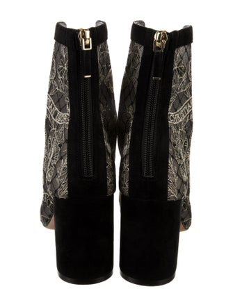 Christian Dior Lace Printed Boots