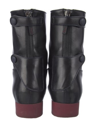 Christian Dior Leather Combat Boots
