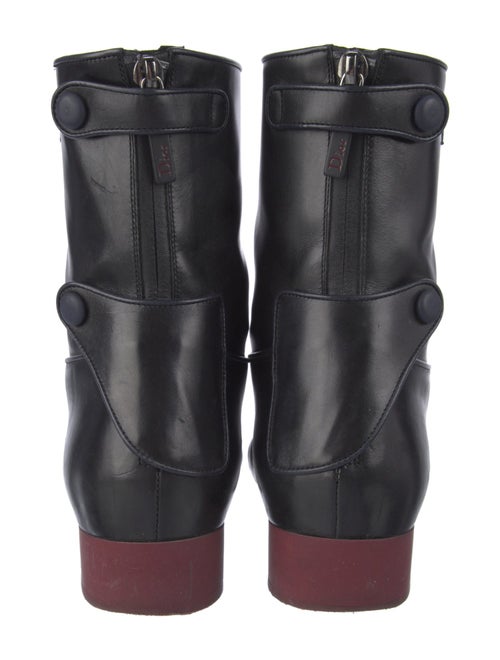 Christian Dior Leather Combat Boots