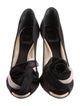 Christian Dior Mesh Bow Accents Pumps