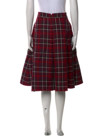 Christian Dior Virgin Wool Knee-Length Skirt