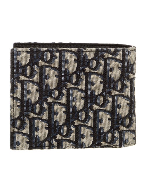 DIOR MEN 2024 Canvas Compact Wallet
