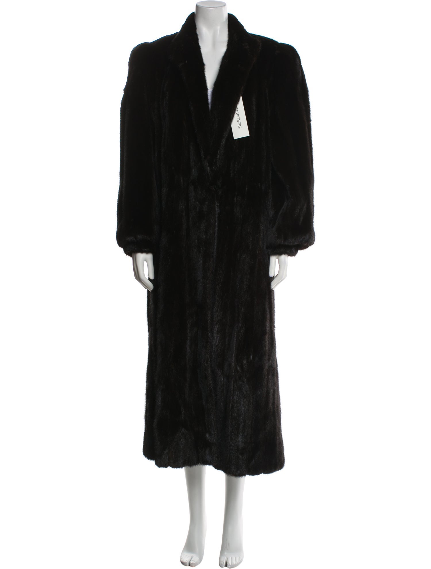 Christian Dior Vintage Late 1970's - Early 1980's Black Diamond Fur Coat