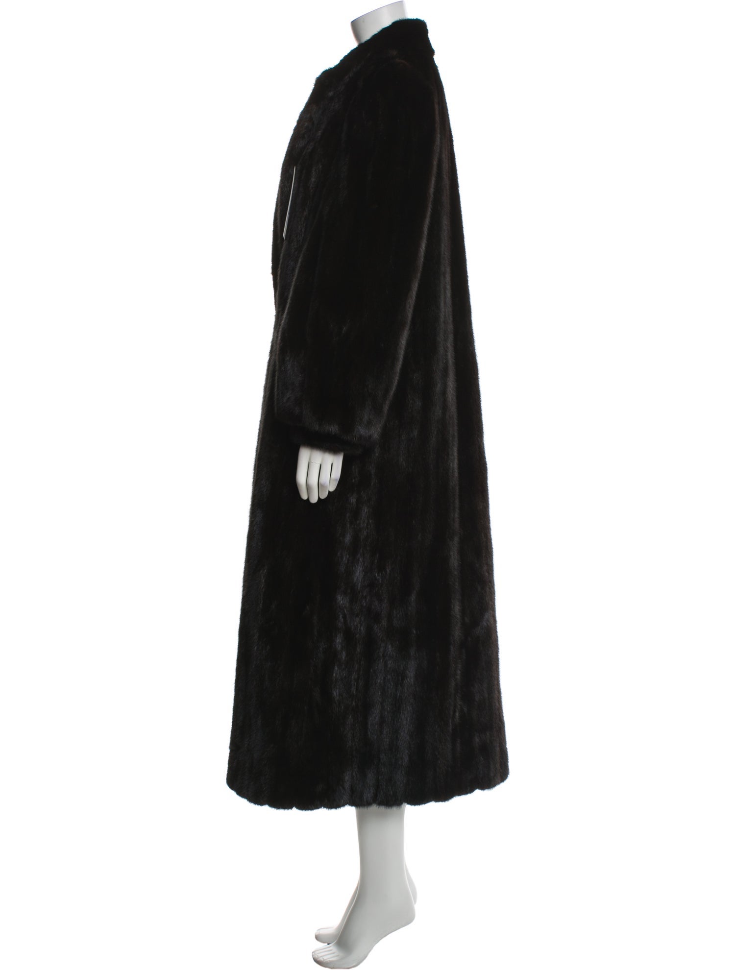 Christian Dior Vintage Late 1970's - Early 1980's Black Diamond Fur Coat