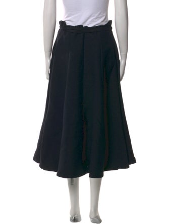 Christian Dior Wool Midi Length Skirt