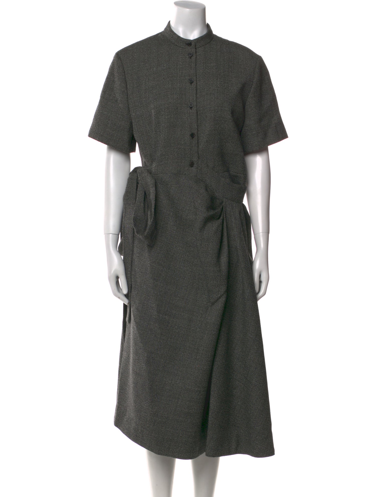 Christian Dior Virgin Wool Midi Length Dress