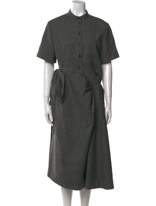 Christian Dior Virgin Wool Midi Length Dress