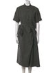 Christian Dior Virgin Wool Midi Length Dress