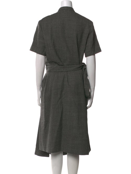 Christian Dior Virgin Wool Midi Length Dress