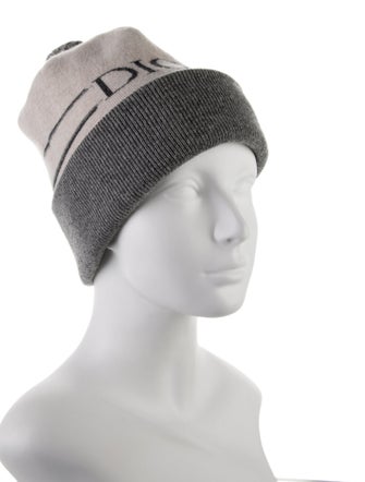 DIOR MEN Logo Pom Beanie