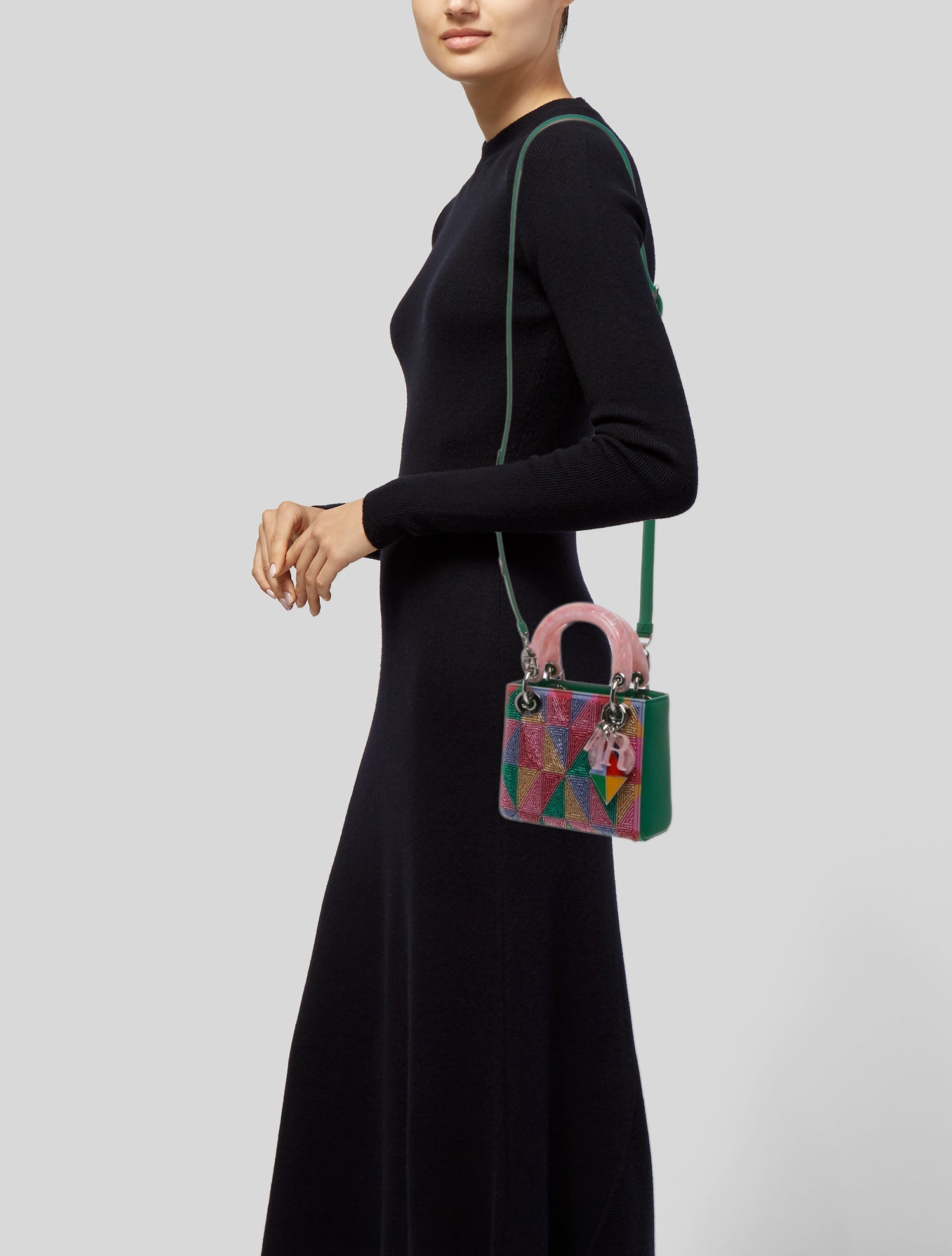 Christian Dior Leather Lady Dior Mini 2024