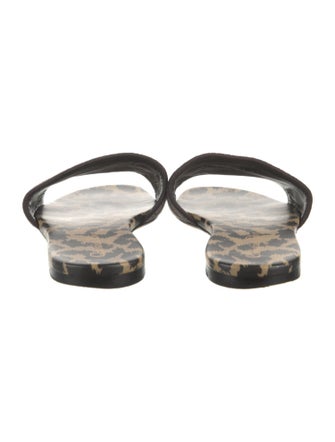 Christian Dior Canvas Printed Slides