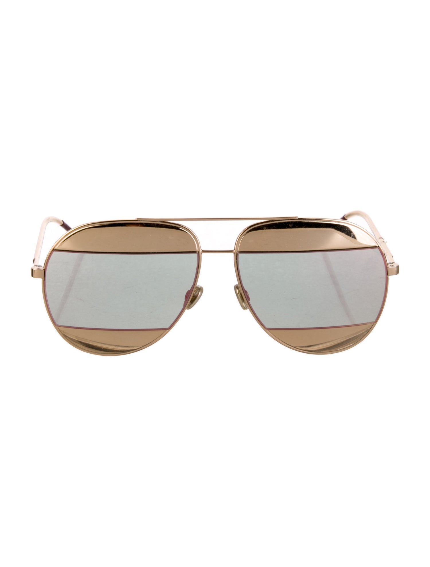 Christian Dior Aviator Mirrored Sunglasses