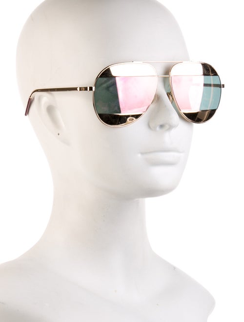 Christian Dior Aviator Mirrored Sunglasses